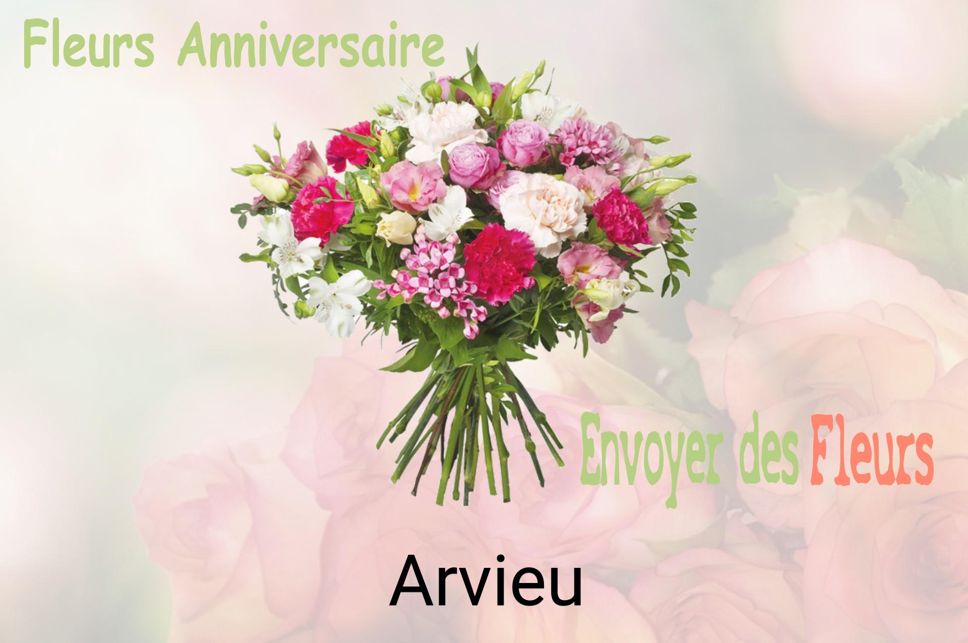 Bouquet de fleurs d’anniversaire livré à Arvieu