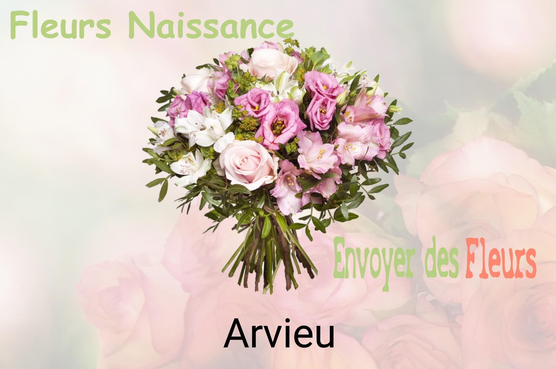 Bouquet de fleurs de naissance livré à Arvieu